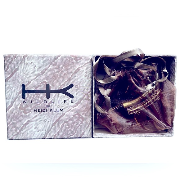 Heidi Klum Necklace Wildlife Pave Bar QVC - Picture 7 of 8